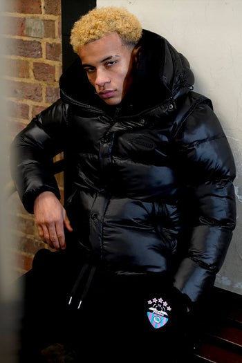 Midnight GLOSS Black Body Warmer/Puffer