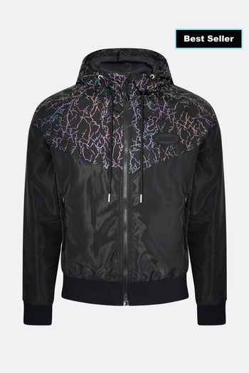 Multi Lightning Reflective Windbreaker