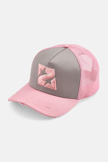 Z STAR CAP *PINK/GREY*