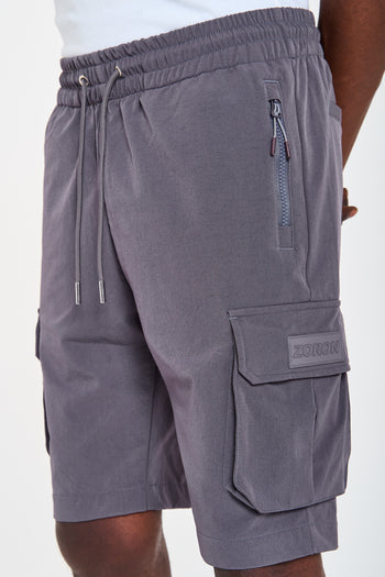 Slate Grey Cargo Shorts