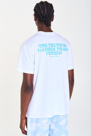 Truth Is Madder White/Baby Blue T Shirt