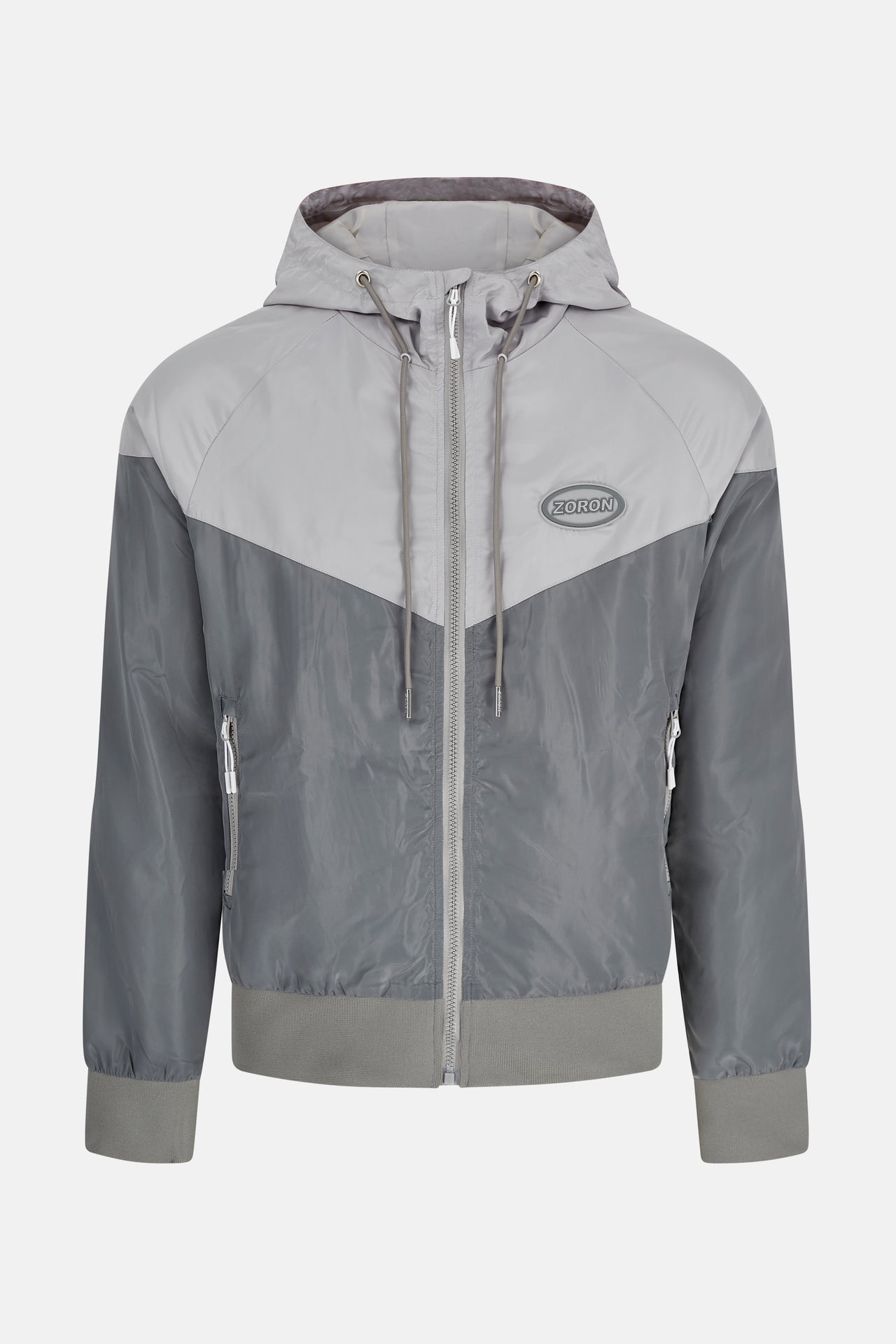 Grey Windbreaker 