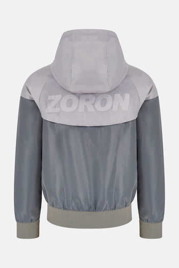 Grey Windbreaker 